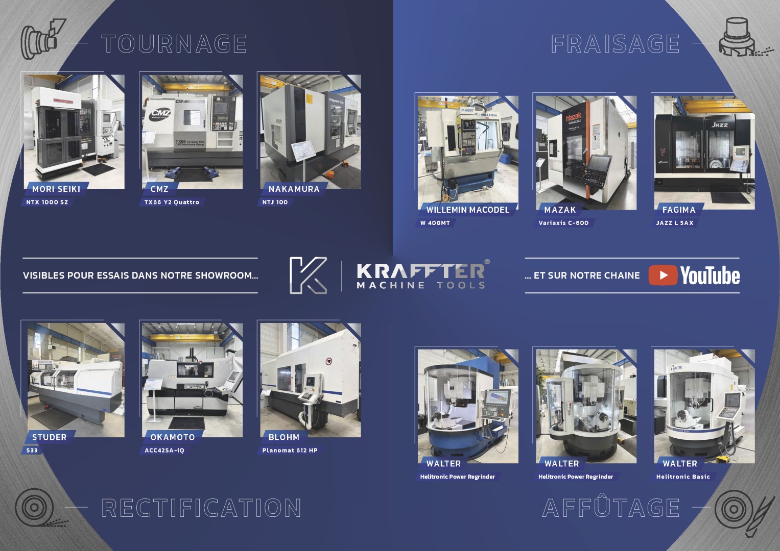 KRAFFTER stroji na Bourse de la Machine-Outil