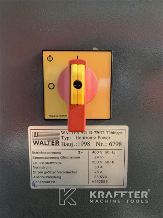 CNC stroj za ostrenje orodij za prodajo WALTER Helitronic Power 20689-969 rabljena strojna orodja