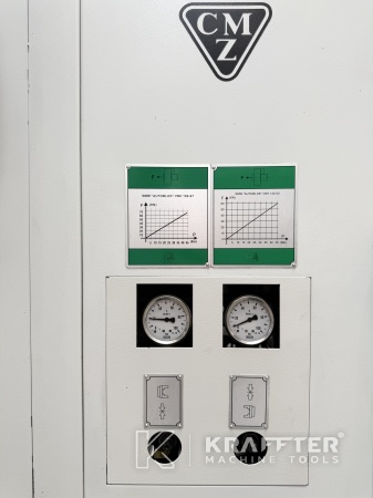 Nazivna plošča Stružnica CNC CMZ TX66 Y2 Quattro pri obdelovalnih strojih KRAFFTER 90119