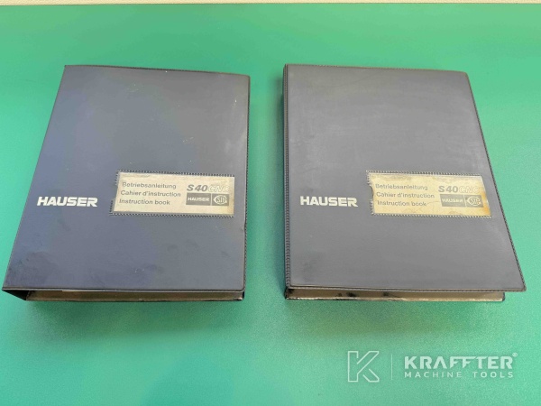 Uporabniški priročniki za Koordinatni brusilni stroj CNC HAUSER S40-400 90101
