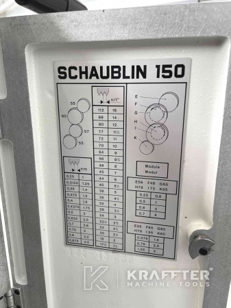 Univerzalna stružnica za obdelava kovin SCHAUBLIN 150 2 osi 20690-019