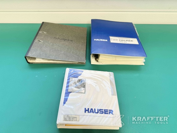 Uporabniški priročniki za Koordinatni brusilni stroj CNC HAUSER S40-400 90123