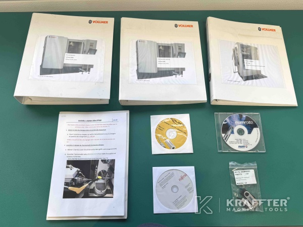 Uporabniški priročniki za CNC stroj za ostrenje orodij VOLLMER VGrind 360 90146