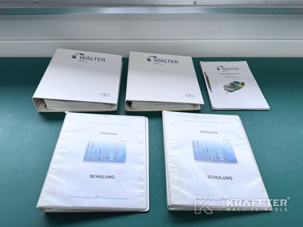 Uporabniški priročniki za CNC stroj za ostrenje orodij WALTER Helitronic Power 90186