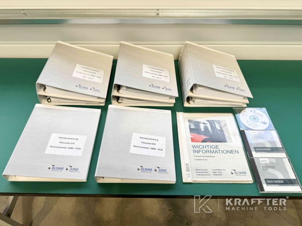 Uporabniški priročniki za CNC ploskovni brusilni stroj BLOHM Planomat 616 HP 90136
