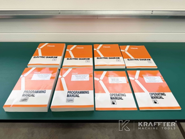 Uporabniški priročniki za Obdelovalni center MAZAK Variaxis C-600 90161