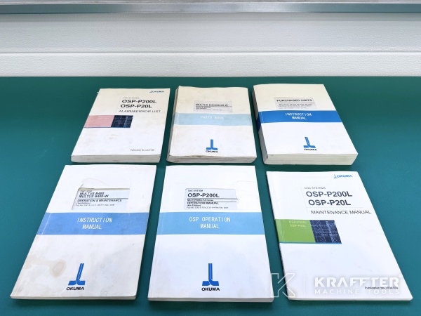 Uporabniški priročniki za Stružni in rezkalni center OKUMA Multus B400 90175