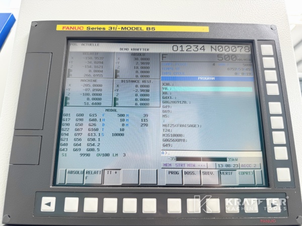 Computer Numerical Control FANUC series 31i-B5 na rabljeni obdelovalni stroji za kovino WILLEMIN MACODEL 508 MT 90188
