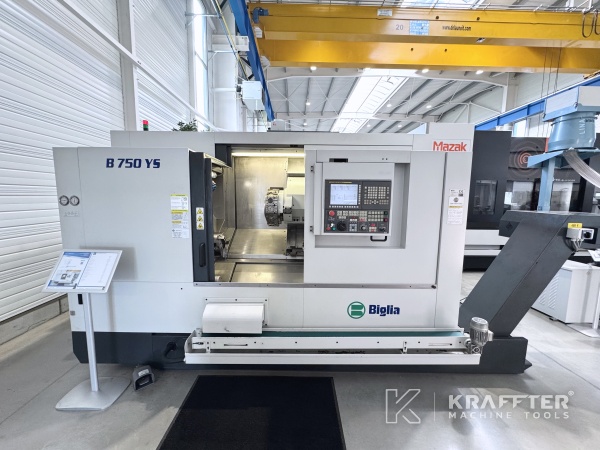 Stružnica CNC za obdelava kovin BIGLIA B750-YS osi 90183