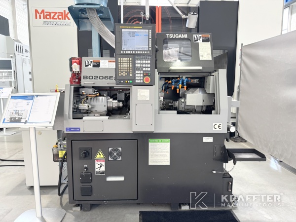 Stružnica z drsno glavo stroji za obdelavo kovine TSUGAMI B0206E-II 90181
