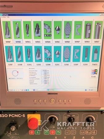 Computer Numerical Control na rabljeni obdelovalni stroji za kovino DECKEL S20 TURBO 20689-944