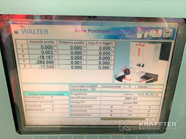 Computer Numerical Control HMC 500 na rabljeni obdelovalni stroji za kovino WALTER Helitronic Power 20689-969