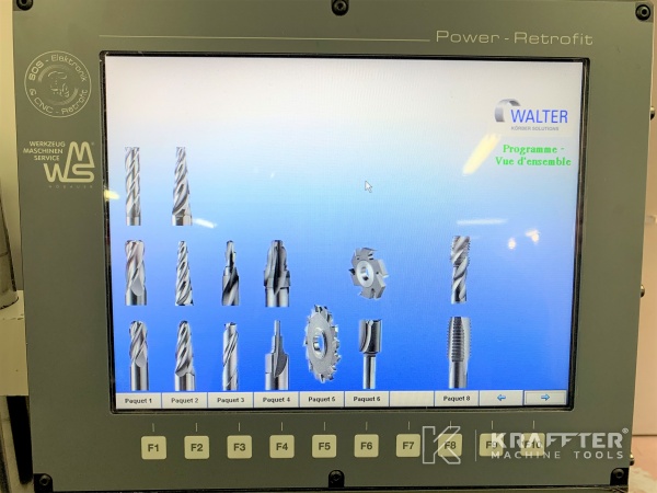 CNC stroj za ostrenje orodij WALTER Helitronic Power Regrinder 20689-975 , KRAFFTER prodajalec rabljenih obdelovalnih strojev