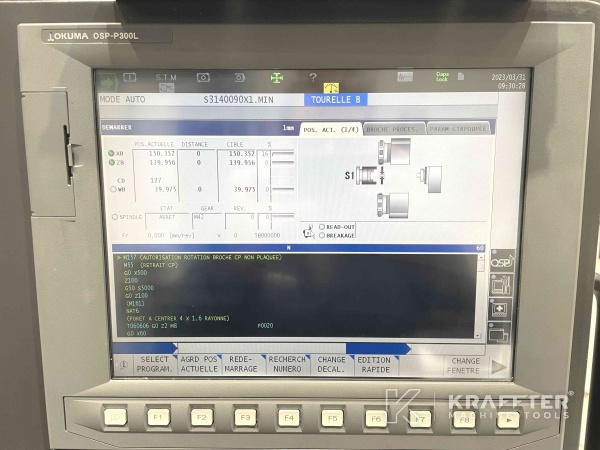 Computer Numerical Control OSP-P300LA na rabljeni obdelovalni stroji za kovino OKUMA LU-S1600 20690-021