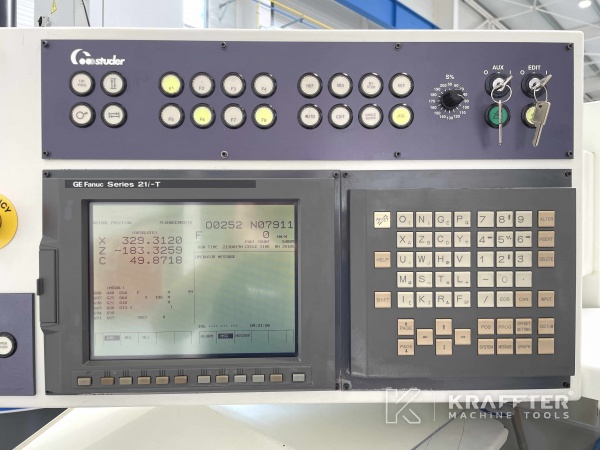 Computer Numerical Control FANUC 21i-T na rabljeni obdelovalni stroji za kovino STUDER eco650 90080