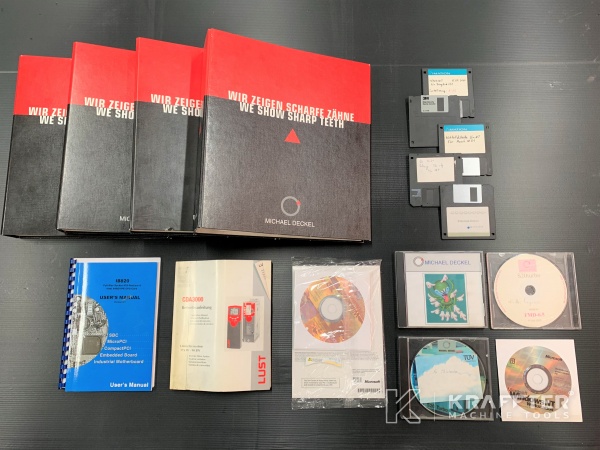 Dodatki, strojna oprema, strojno orodje in navodila za uporabo DECKEL S20 TURBO 20689-944