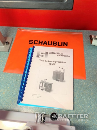 Uporabniški priročniki za Univerzalna stružnica SCHAUBLIN 70-CF 20689-949