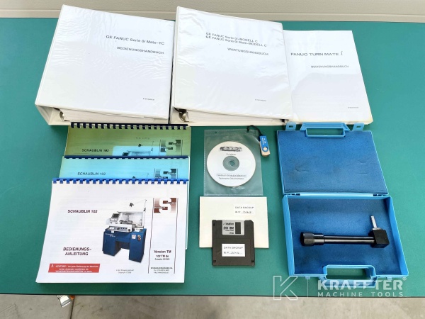 Uporabniški priročniki za Stružnica CNC SCHAUBLIN 102 TM-CNC 90075