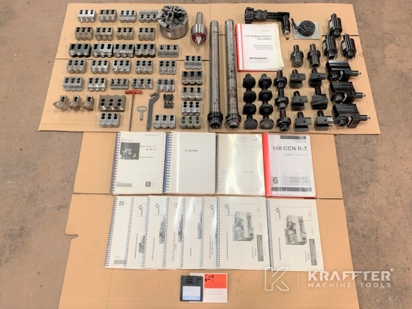 Dodatki, strojna oprema, strojno orodje in navodila za uporabo SCHAUBLIN 180 CNC R-TM A2-5 20689-958