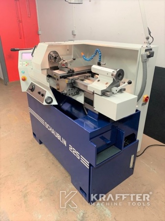 Visoko precizna stružnica SCHAUBLIN 225 20689-952 pri Kraffter Machine Tools