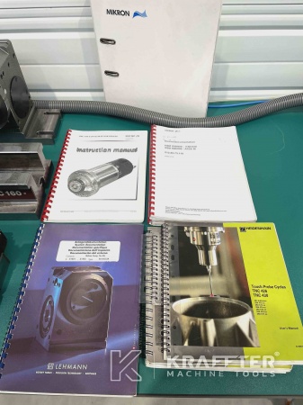 Uporabniški priročniki za Obdelovalni center MIKRON HSM 800 20690-041