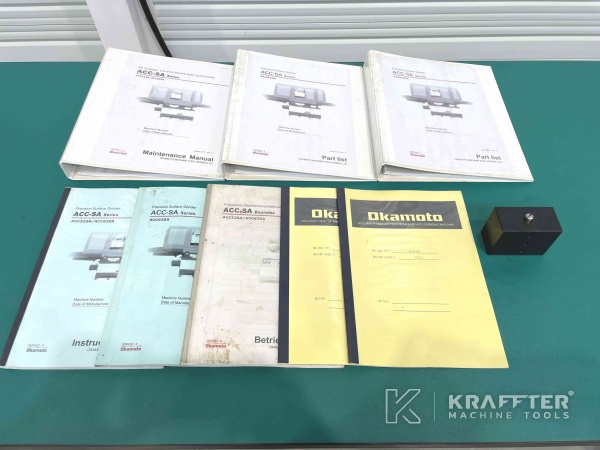Uporabniški priročniki za Ploskovni brusilni Stroj OKAMOTO ACC 63 SA 90057